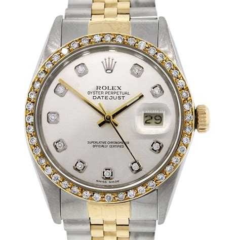 rolex datejust 16013 wood|rolex datejust 16013 diamond bezel.